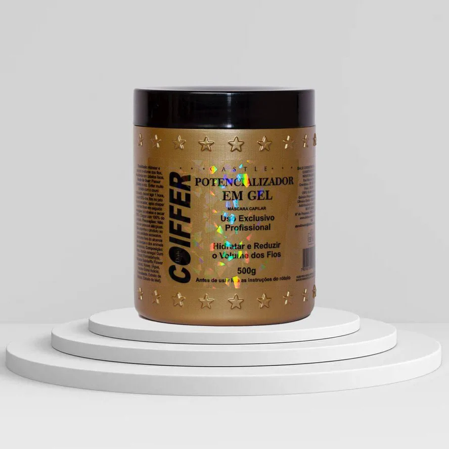 Усиленный гель"POTENCIALIZADOR EM GEL  (500гр) состав для выпрямления (легкая модификация)